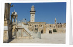 Old City, Temple Mount, the Summer Pulpit and a minaret by Anonymous