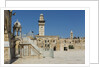 Old City, Temple Mount, the Summer Pulpit and a minaret by Anonymous
