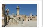 Old City, Temple Mount, the Summer Pulpit and a minaret by Anonymous