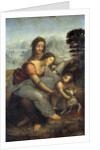 The Virgin, Child Jesus and St. Anne - by Leonard de Vinci