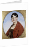 Portrait of Madame Aymon called La Belle Zelie by Jean Auguste Dominique Ingres
