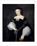 Portrait of Diane de Poitiers in mourning dress by Anonymous
