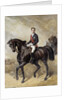 Equestrian portrait of the Prince Eugene Louis Napoleon by Charles Porion