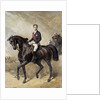 Equestrian portrait of the Prince Eugene Louis Napoleon by Charles Porion