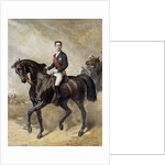 Equestrian portrait of the Prince Eugene Louis Napoleon by Charles Porion