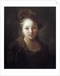 Portrait of a young girl by Alexis Grimou