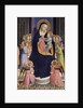 Saint Dominic altarpiece, detail of Virgin and Child enthroned with Angels by Fra Angelico