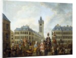 The family of the great Gayant of Douai by Watteau de Lille