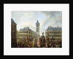 The family of the great Gayant of Douai by Watteau de Lille
