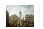 The family of the great Gayant of Douai by Watteau de Lille