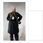 Portrait of Alexander III by Valentin Serov