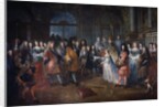 Marriage of Louis of France to Princess Marie Adelaide of Savoy by Antoine Dieu