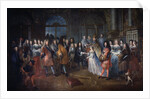 Marriage of Louis of France to Princess Marie Adelaide of Savoy by Antoine Dieu