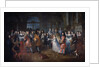 Marriage of Louis of France to Princess Marie Adelaide of Savoy by Antoine Dieu