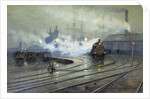 Cardiff Docks by Lionel Walden