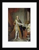 Full-length portrait of Louis Stanislas Xavier de France by Francois Hubert Drouais