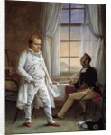 Portrait of Napoleon I Dictating his Memoirs to General Gourgaud by Charles Auguste Steuben