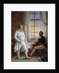 Portrait of Napoleon I Dictating his Memoirs to General Gourgaud by Charles Auguste Steuben