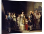 Charles IV of Spain (1748-1819) and his family - by Francisco de