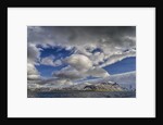 Clouds over fjord in the winter. by Anonymous