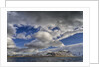 Clouds over fjord in the winter. by Anonymous