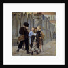 The meeting. Slum children by Maria Konstantinovna Bashkirtseff