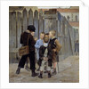 The meeting. Slum children by Maria Konstantinovna Bashkirtseff