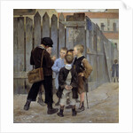 The meeting. Slum children by Maria Konstantinovna Bashkirtseff