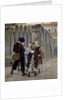 The meeting. Slum children by Maria Konstantinovna Bashkirtseff