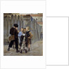 The meeting. Slum children by Maria Konstantinovna Bashkirtseff