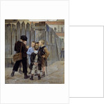 The meeting. Slum children by Maria Konstantinovna Bashkirtseff
