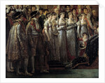 Detail of The Consecration of the Emperor Napoleon I by Jacques Louis David