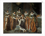 Henri d'Orleans Receiving Knight of the Order of the Holy Spirit by Philippe de Champaigne