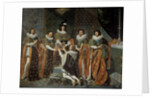 Henri d'Orleans Receiving Knight of the Order of the Holy Spirit by Philippe de Champaigne