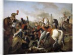 Napoleon I, injured in his foot, in front of Ratisbon by Claude Gautherot