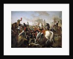 Napoleon I, injured in his foot, in front of Ratisbon by Claude Gautherot