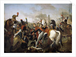 Napoleon I, injured in his foot, in front of Ratisbon by Claude Gautherot