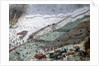 French army crossing the Berezina River, 1812 attributed to Francois Fournier-Sarloveze by Anonymous
