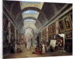 Design for the Grande Galerie in the Louvre by Hubert Robert