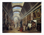 Design for the Grande Galerie in the Louvre by Hubert Robert