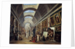Design for the Grande Galerie in the Louvre by Hubert Robert