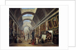 Design for the Grande Galerie in the Louvre by Hubert Robert