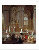 The Mass of Canon de La Porte or the Altar of Notre-Dame de Paris by Jean Jouvenet