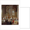The Mass of Canon de La Porte or the Altar of Notre-Dame de Paris by Jean Jouvenet