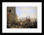 Louis Philippe, Duke of Orleans arriving to the City Hall in Paris by Eloi Firmin Feron