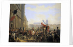 Louis Philippe, Duke of Orleans arriving to the City Hall in Paris by Eloi Firmin Feron