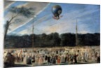 The Ascent of the Montgolfier Balloon at Aranjuez by Antonio Carnicero Mancio