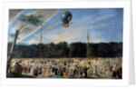 The Ascent of the Montgolfier Balloon at Aranjuez by Antonio Carnicero Mancio