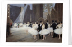 In the Wings at the Opera House by Jean Beraud