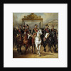 Louis-Philippe and his five sons leaving Versailles Castle by Horace Vernet